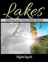 Lakes Grayscale Coloring Book
