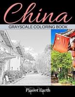 China Grayscale Coloring Book