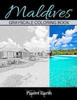 Maldives Grayscale Coloring Book