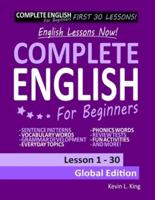 English Lessons Now! Complete English For Beginners Lesson 1 - 30 Global Edition