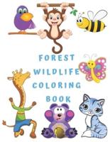 Forest Wildlife Coloring Book