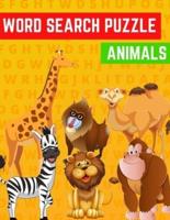 Word Search Puzzle Animals