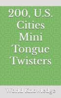 200, U.S. Cities Mini Tongue Twisters