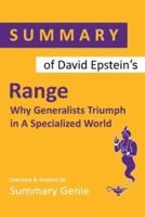 Summary of David Epstein's Range