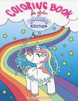 Coloring Book for Girls - Unicorn Edition