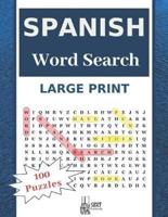 Large Print Spanish Word Search