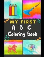 My First Coloring Book of ABC