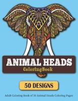 Animal Heads Coloring Book