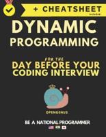 Dynamic Programming for the day before your coding interview