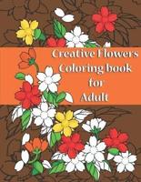 Creative Flowers Coloring Book For Adult