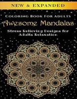 Awesome Mandalas - Adult Coloring Book