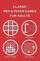 Classic Pen & Paper Games For Adults