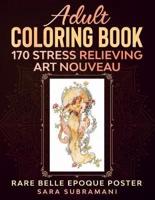 Adult Coloring Book 170 Stress Relieving Art Nouveau
