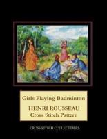 Girls Playing Badminton : Henri Rousseau Cross Stitch Pattern
