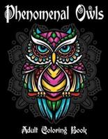Phenomenal Owls Adult Coloring Book