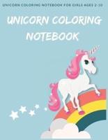 Unicorn Coloring Notebook