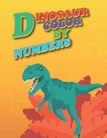 Dinosaur Color By Numbers