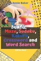 Bundle of Maze, Sudoku, Kakuro, Crossword and Word Search (All in One)