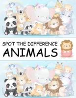 Spot the Difference Animals!: A Fun Search and Find Books for Children 6-10 years old