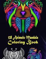 128 Animals Mandala Coloring Book