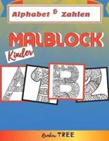 Kinder Malblock - Alphabet and Zahlen