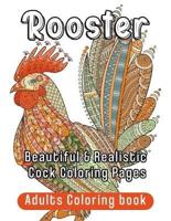 Rooster Adults Coloring Book