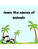 Learn the Names of Animals,