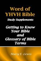 Word of YHVH Bible Study Supplements