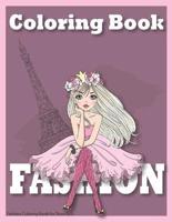 Fashion Coloring Book For Teen Girls