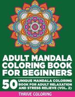Adult Mandala Coloring Book For Beginners