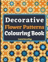 Decorative Flower Patterns Colouring Book