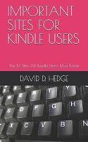 Important Sites for Kindle Users