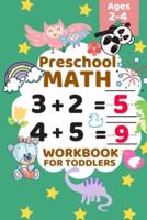 Preschool Math Workbook for Toddlers Ages 2-4