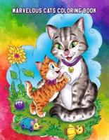 Marvelous Cats Coloring Book