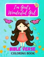 I'm God's Wonderful Girl - Bible Verse Coloring Book