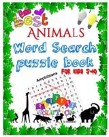Best Animals Word Search Puzzle Book for Kids 5-10