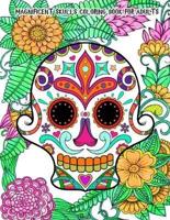 Magnificent Skulls Coloring Book for Adults