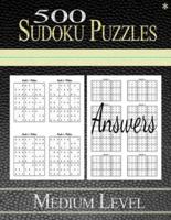 500 Sudoku Puzzles Medium Level