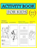 Activity Book for Kids Age 2-5