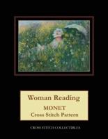 Woman Reading: Monet Cross Stitch Pattern