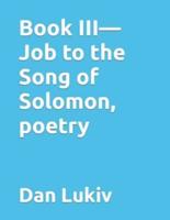 Book III-Job to the Song of Solomon, poetry