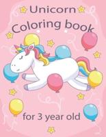unicorn coloring book for 3 year old: cute photos pg unicorns to color : best gift for children that love unicorns
