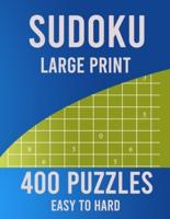 Sudoku Large Print 400 Puzzles Easy to Hard