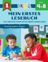 Mein Erstes Lesebuch 700+ Einfache Kurze Sätze Kinder Lernen Lesen Deutsche Englisch Polieren