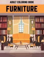 Furniture Adult Coloring Book