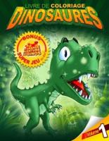 Livre De Coloriage Dinosaures Bonus Super Jeu Au Dos