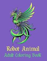 Robot Animal Adult Coloring Book
