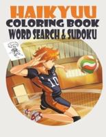 Haikyuu Coloring Book Word Search & Sudoku