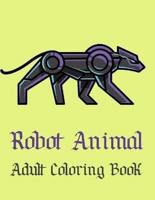 Robot Animal Adult Coloring Book
