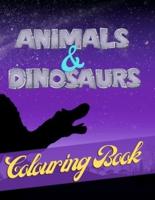 Animals & Dinosaurs Colouring Book